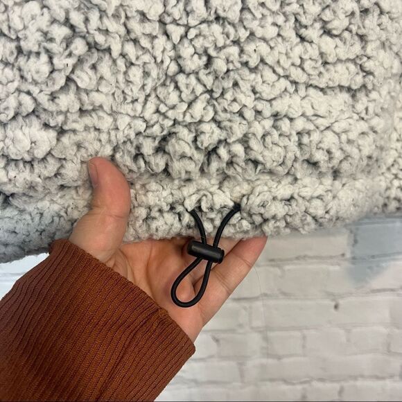 PINK - Victoria's Secret Quarter Zip Pullover size small grey - Picture 5 of 10